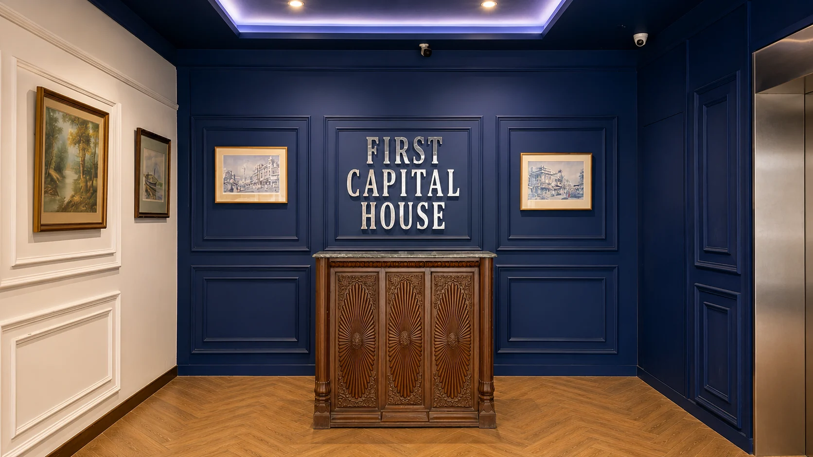 First Capital House Interior Lobby