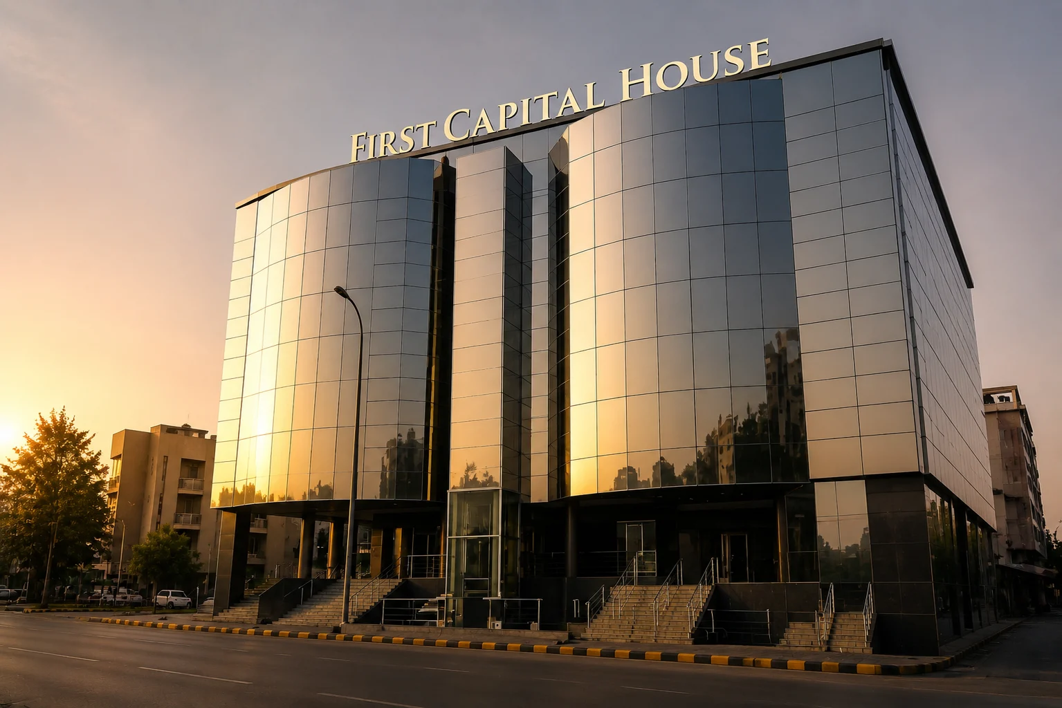 First Capital House Fortress Facade