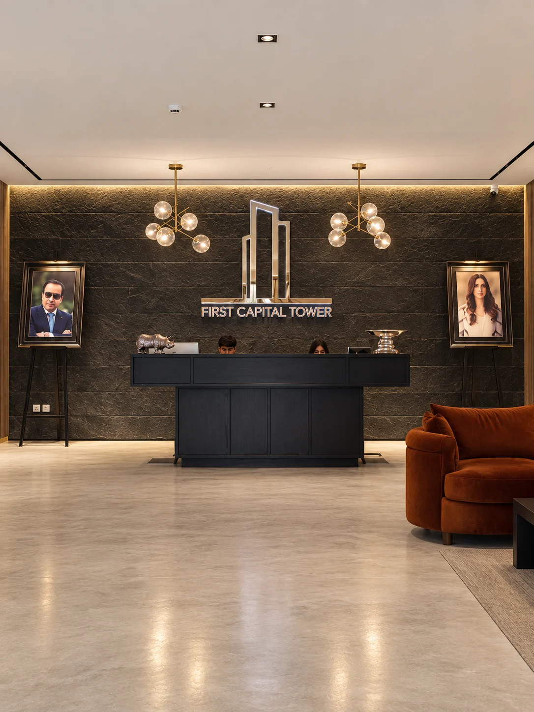 Corporate Reception Desk