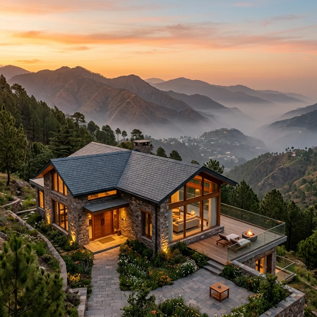 Patriata Hillside Cottage Exterior Elevation