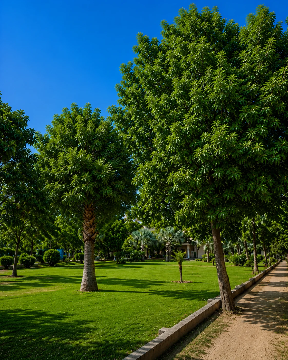 Woodland Green Landscape